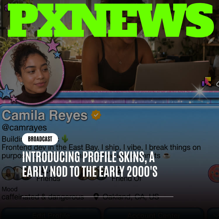 Introducing Profile Skins: An Early Nod to the Early 2000s